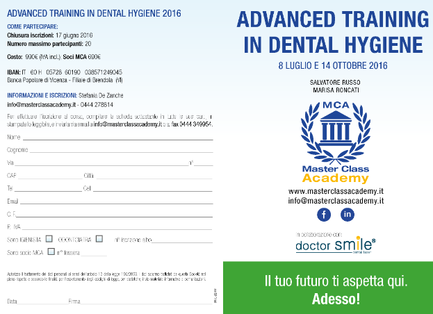 ADVANCED TRAINING IN DENTAL HYGIENE